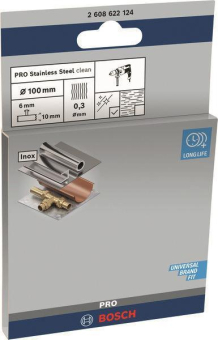 Bosch Scheibenbürste Edelst.  2608622124 