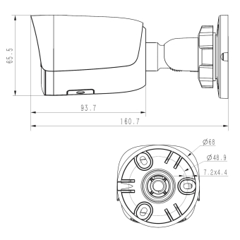 Grothe 5MPX IP Bullet-Kamera VK 1099/520 
