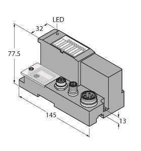 Turck Gateway f.BL67 I/O-   BL67-GW-DPV1 