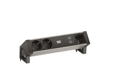 Bachmann DESK2 ALU BLACK         937.304 