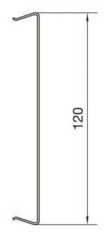 Hager Brüstungsk.-Oberteil   BRS1202VERZ 