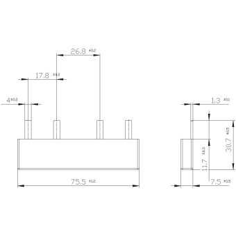 SIEM Stiftsammelschiene 16qmm    5ST3640 