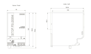 Siemens 6EP13343BA10 SITOP PSU200M 