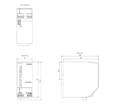 Siemens 6EP33348SB000AY0 SITOP PSU8200 
