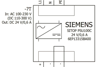 Siemens 6EP13315BA00 SITOP PSU100C 24V 