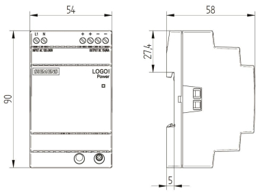 Siemens 6EP33226SB100AY0 LOGO!POWER 15V 