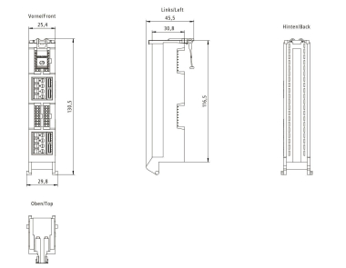 Siemens 6ES79215AB200AA0 Frontsteckmodul 