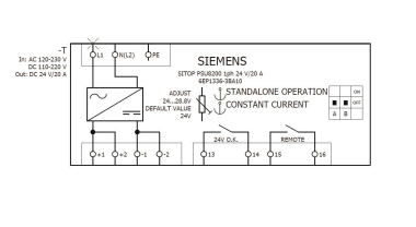 Siemens 6EP13363BA10 SITOP PSU8200 20A 