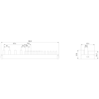Siemens Stiftsammelschiene     5ST3783-1 