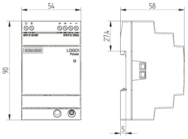 Siemens 6EP33226SB000AY0 LOGO!POWER 12V 
