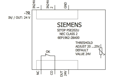 Siemens 6EP19622BA00 SITOP PSE202U NEC 