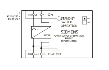 Siemens 6EP13334BA00 SIMATIC PM 1507 