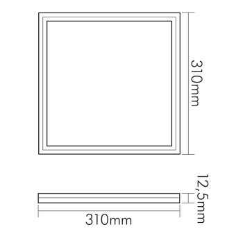 Nobile LED Panel Flat Q1 alu  1560149943 