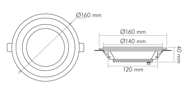 Nobile LED Glas Panel 160 R   1560906012 