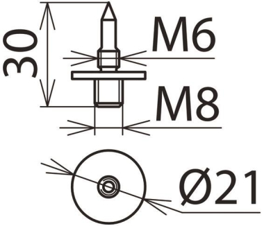 DEHN Tastelektrode für   EL M8 S PHE PHV 