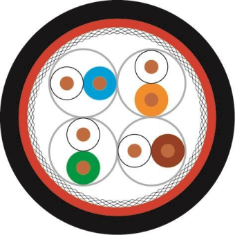 HELU HELUKAT S/FTP 4x2xAWG23/1 PVC/PVC 