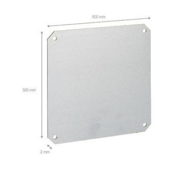 GS Montageplatte, HxB=500x    NSYPMM5454 