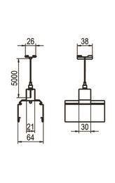 RIDI VL2THST 5M Seilpendel  2200021/L500 