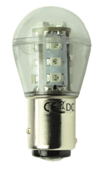 S&H LED Kugelform 15SMD 25x48mm    30212 