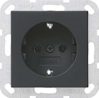 GIRA 0188005 SCHUKO System 55 Schwarz m 