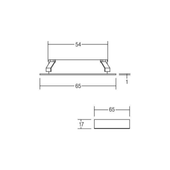 BRUM LED Ein-o. Aufbauspot weiß 12078073 