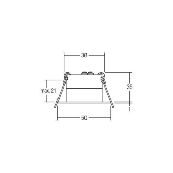 BRUM LED-Einbaulichtpunkt       12079023 