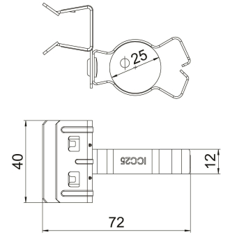 OBO SCHPC 15-20 D25 Trägerklammer 