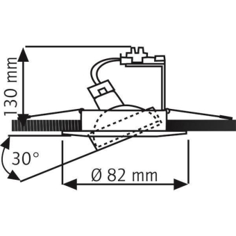 RUTEC Einbaustr. Tulka V4a weiss R5558-1 