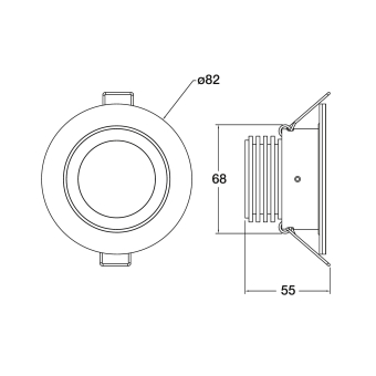 Rutec LED EBstr.8W IP55     R5769HPUWWOK 