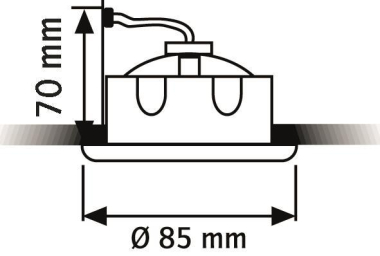 Rutec LED Einbaustr.         R57881UWWOK 