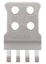 WAGO 769-412 Zugentlastungsplatte,grau 