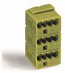 WAGO 243-745 4-Leiter-Federleiste,PUSH 