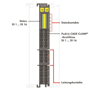 WAGO 750-1405/040-000 16-Kanal- 