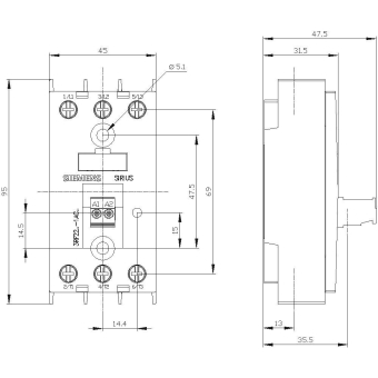 SIEM Halbleiterrelais      3RF2255-1AC35 