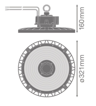 Ledvance HB P 150W 865 110DEG IP66 PS 