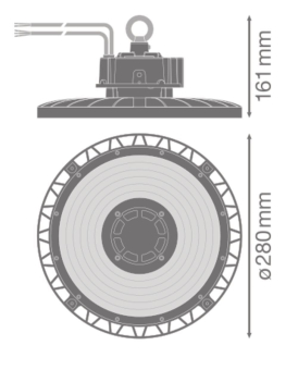 Ledvance HB P 75W 840 110DEG IP66 PS 
