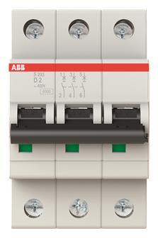 ABB Sicherungsautomat D-Char., 6 S203-D2 