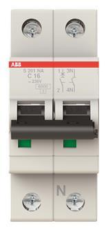 ABB Sicherungsautomat 16A pro S201-C16NA 