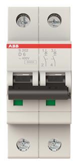 ABB Sicherungsautomat D-Char., 6 S202-D6 