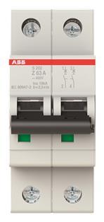 ABB Sicherungsautomat Z-Char.   S202-Z63 