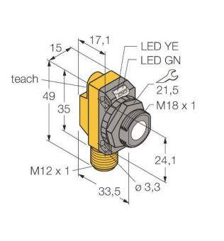 Turck Ultraschallsensor        QS18UPAQ8 