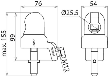 DEHN Kugelkopfhaube D 25mm   KKH 25 D SQ 