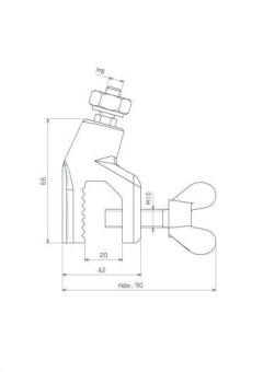 DEHN Erdungsklemme Typ B      EK FL20 FS 