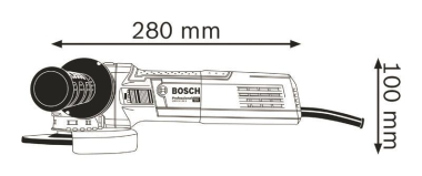 Bosch Winkelschleifer X-LOCK GWX 9-125 S 