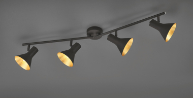 Trio 4er Spot 'NINA' schwarz   R80164002 