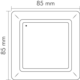 Nobile Aufputztaster 1-fach 6 9109011015 