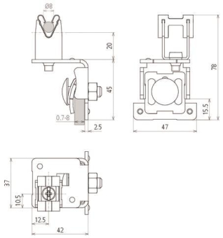 DEHN Dachleitungshalter           223031 