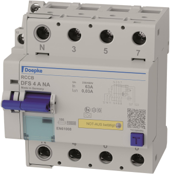 Doepke FI-Schalter  DFS4 063-4/0,03-A NA 