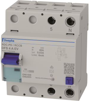 Doepke FI-Schalter  DFS4 040-2/0,03-A EV 