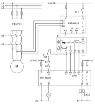 Phoenix 2702355 PSR-MM25-1NO-2DO-24DC-SC 